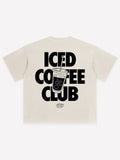 COFFEE CLUB Off-White Oversized T Shirt