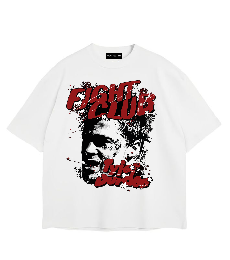 Fight Club Off White T Shirt for Men and Women Premium