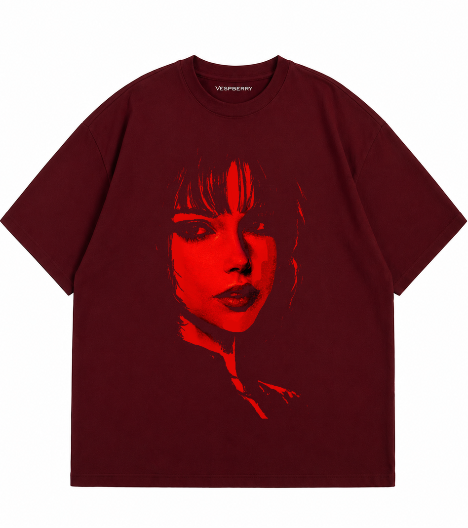 Leon The Professional Maroon (Dark Red) Oversized T-Shirt for Men and Women