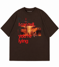Y2K Ik Brown Oversized T-Shirt for Men and Women (Copy)