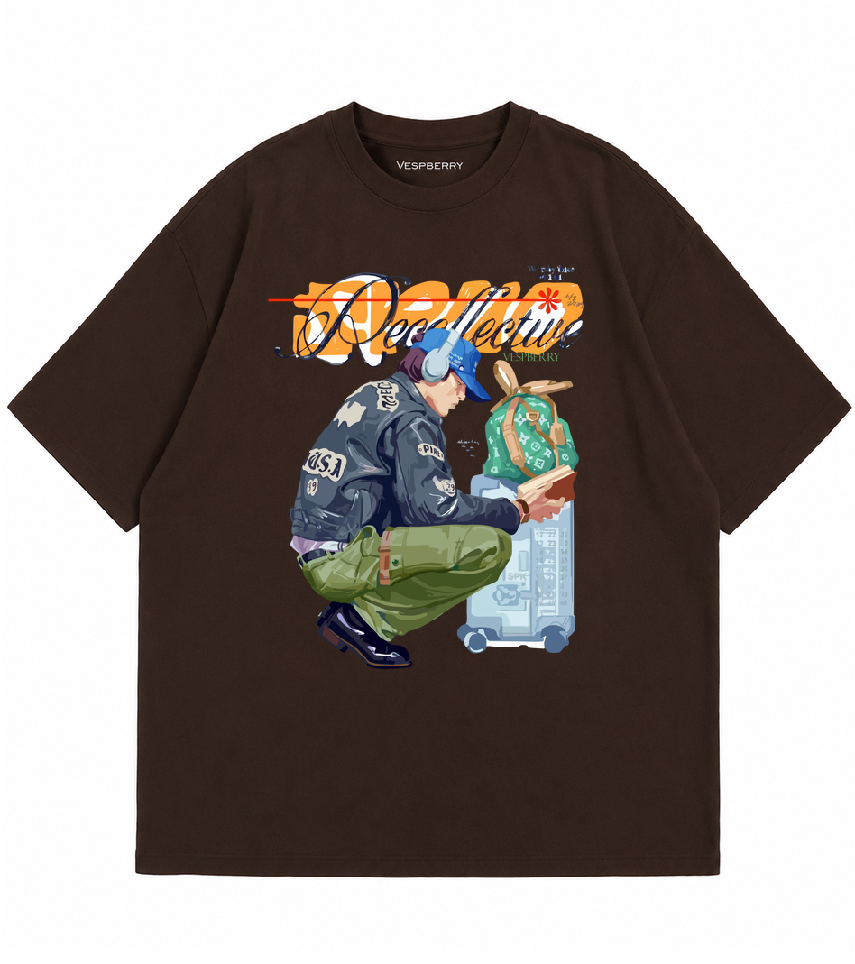 Brown Oversized T-Shirt for Men and Women