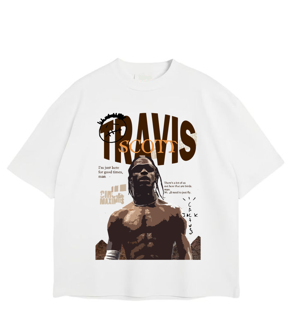 Travis Scott Off White T Shirt for Men and Women Premium
