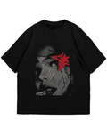 Y2k Black Oversized T Shirt