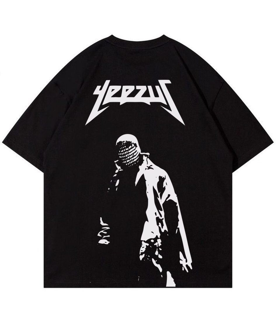Kanye Yeezy Black T Shirt for Men and Women Premium