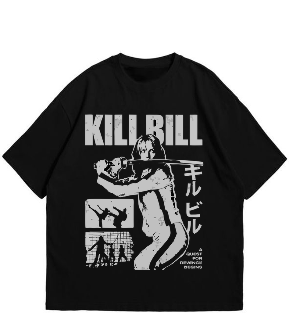 Kill Bill Oversized T Shirt for Men and Women
