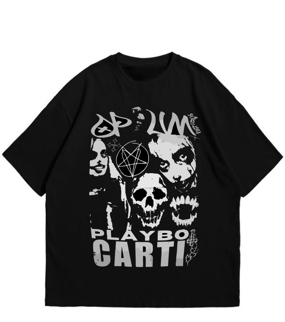 Playboy Carti Black T Shirt for Men and Women