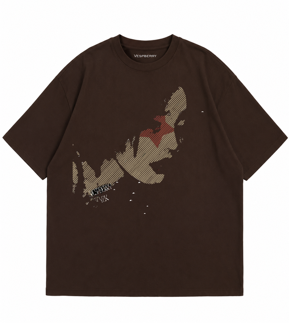 Brown Oversized T-Shirt for Men and Women