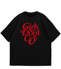 Girls dont cry Black T Shirt for Men and Women Premium