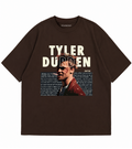 Tyler Durden Brown Oversized T-Shirt for Men and Women