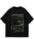 Lamborgini Black T Shirt for Men and Women