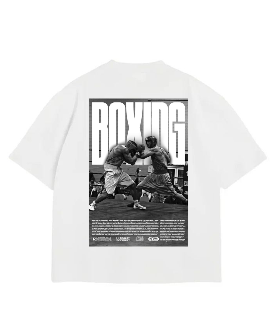 Boxing Off White T Shirt for Men and Women Premium