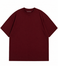 Plain Maroon (Dark Red) Oversized T-Shirt for Men and Women