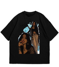 Fiction Black Oversized T Shirt for Men and Women (Copy) (Copy)