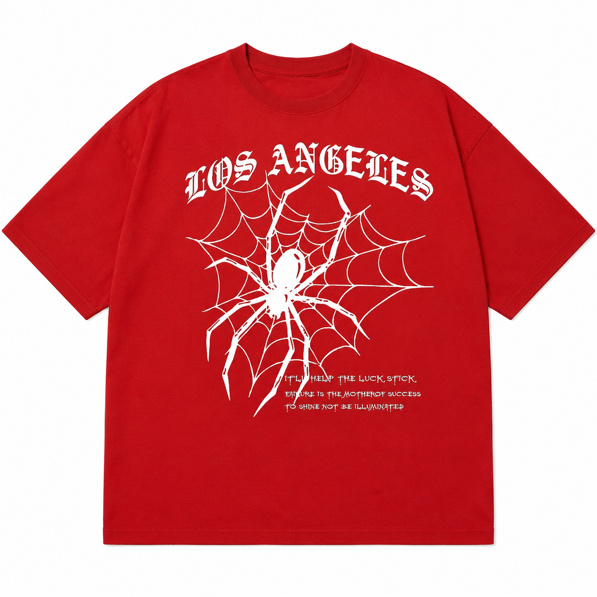 Y2K Red Oversized T-Shirt for Men and Women