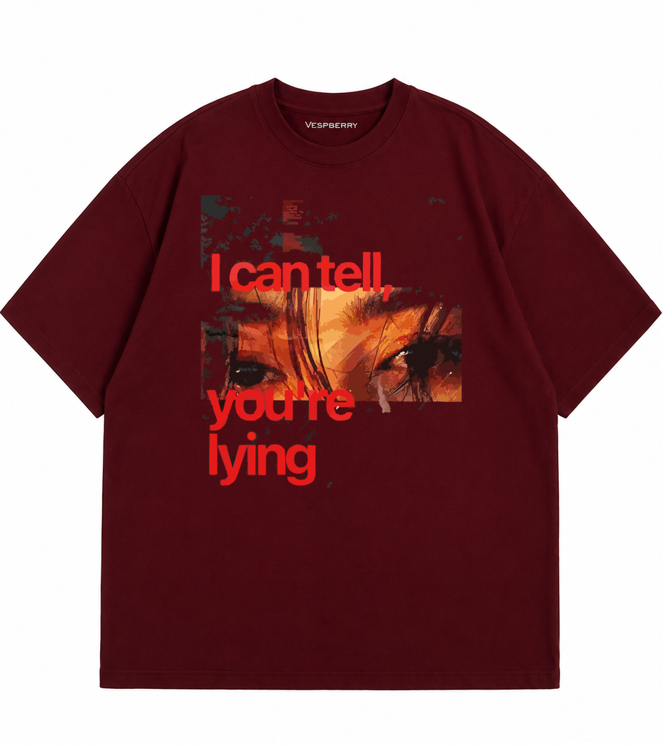 Maroon (Dark Red) Oversized T-Shirt for Men and Women
