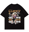 Luffy Gear 5 Black T Shirt for Men and Women