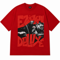 Y2K Red Oversized T-Shirt for Men and Women