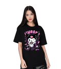 Kuromi Kitty Black T Shirt for Men and Women
