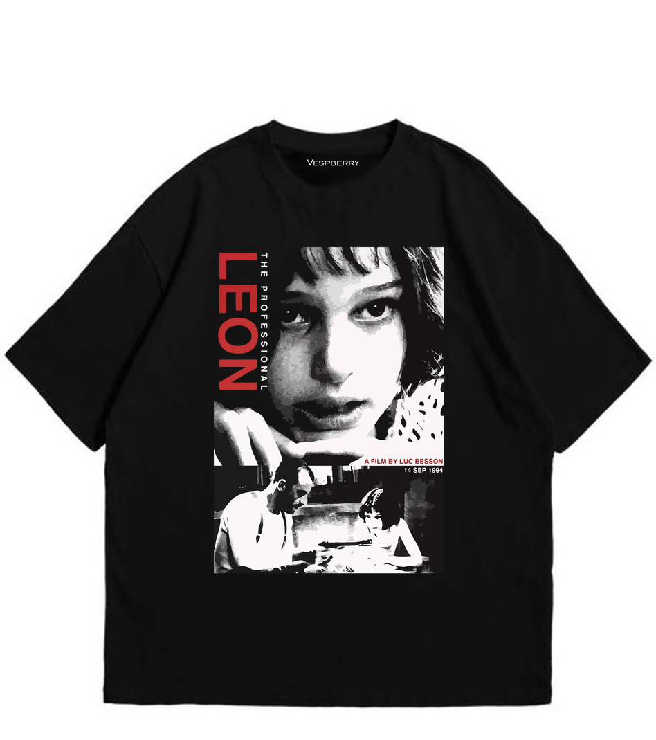 Leon Black T Shirt for Men and Women Premium