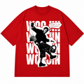 Y2K Red Oversized T-Shirt for Men and Women