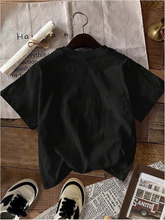 Vintage Black T Shirt for Men and Women Premium