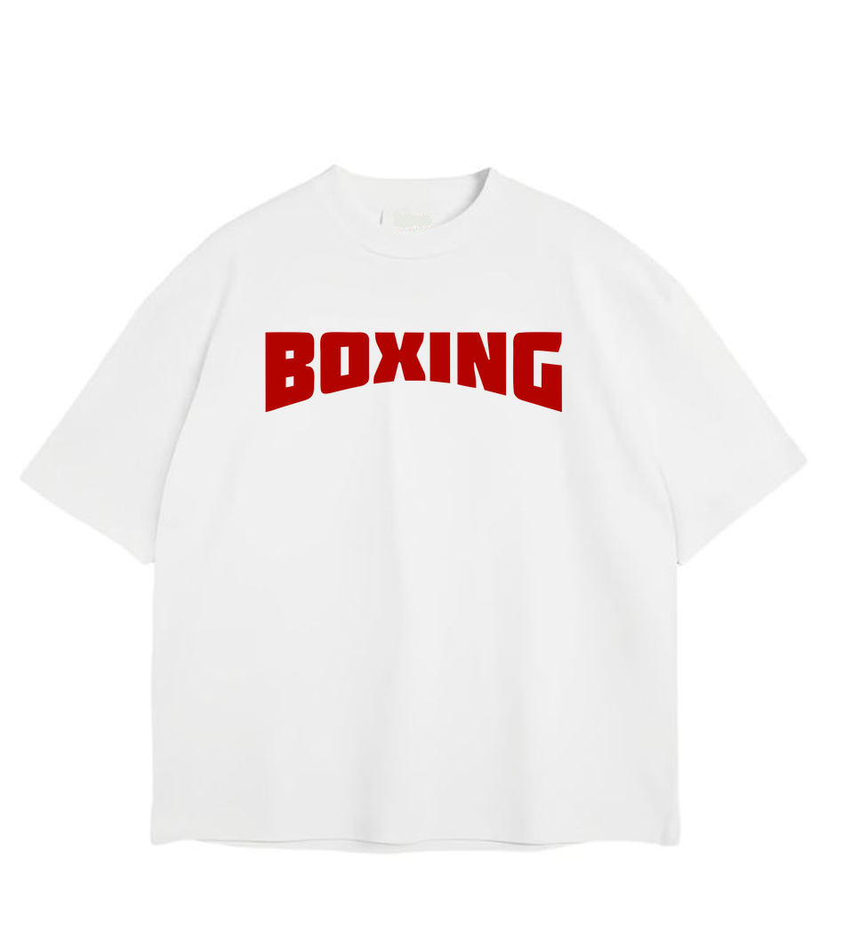 Boxing Off White T Shirt for Men and Women Premium