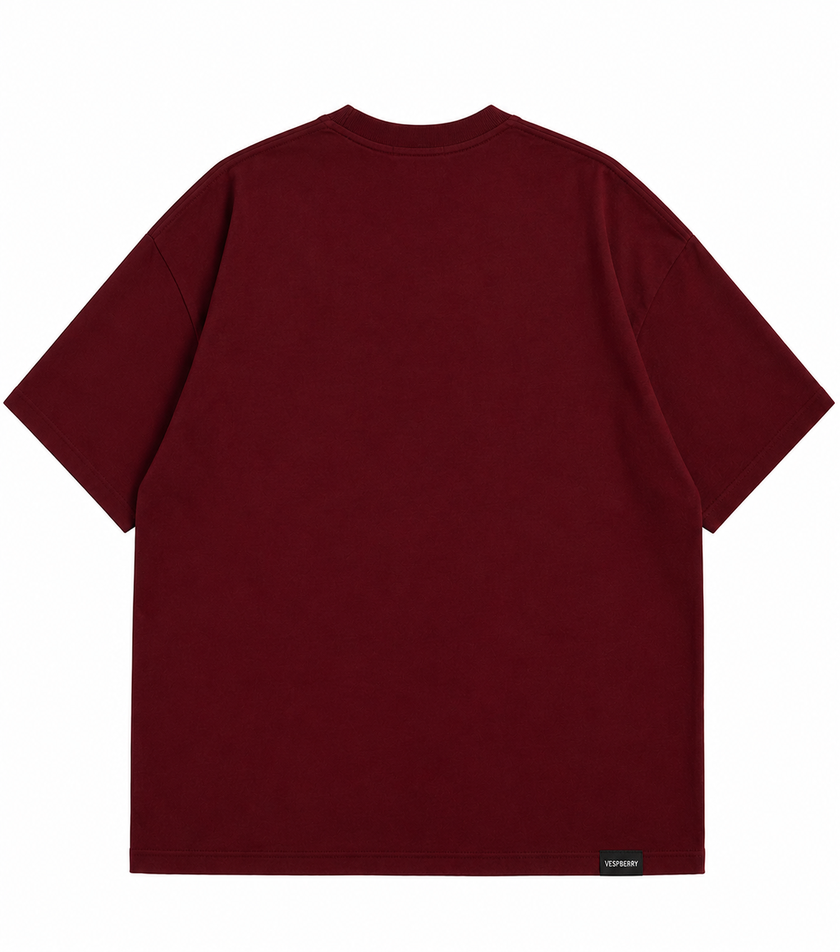 Maroon (Dark Red) Oversized T-Shirt for Men and Women