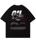 Porshe 911 Black T Shirt for Men and Women