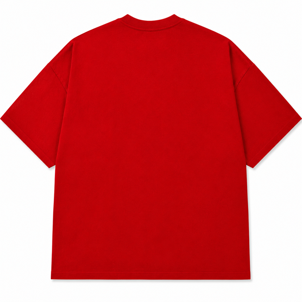 Y2K Red Oversized T-Shirt for Men and Women