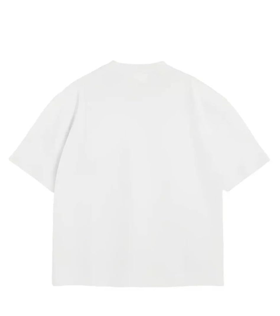 Off-White Jane Oversized T Shirt for Men and Women Premium Heavy Gauge Cotton Drop Shoulder Baggy Streetwear T-Shirt K25