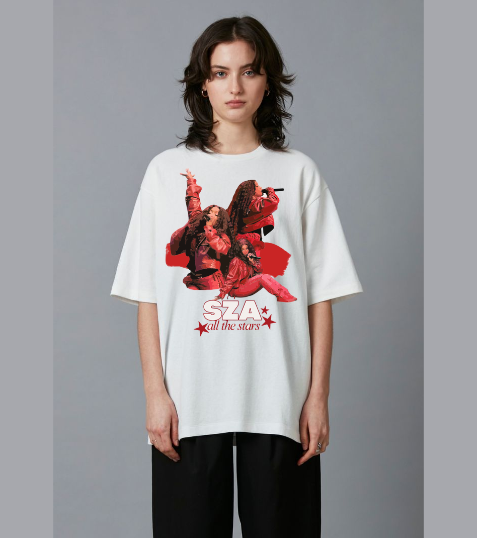 SZA Off White T Shirt for Men and Women Premium