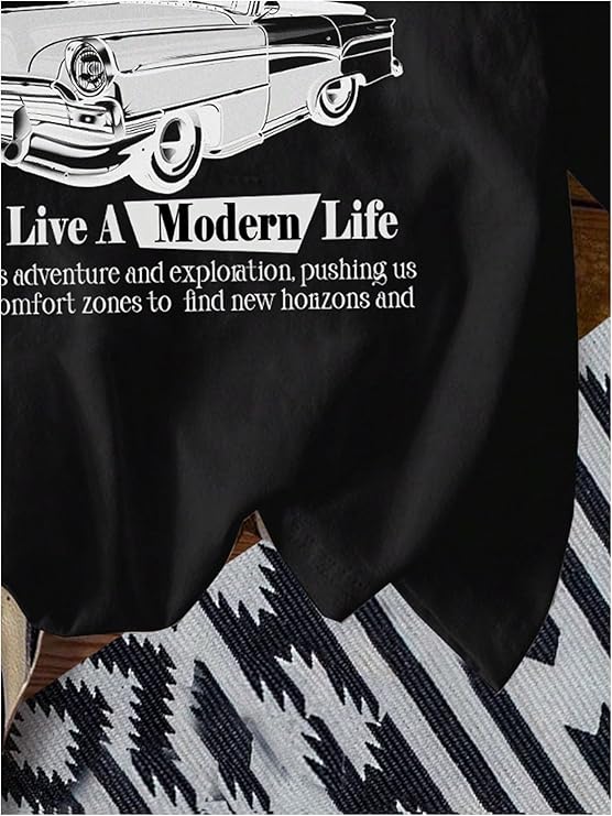 Vintage Black T Shirt for Men and Women Premium