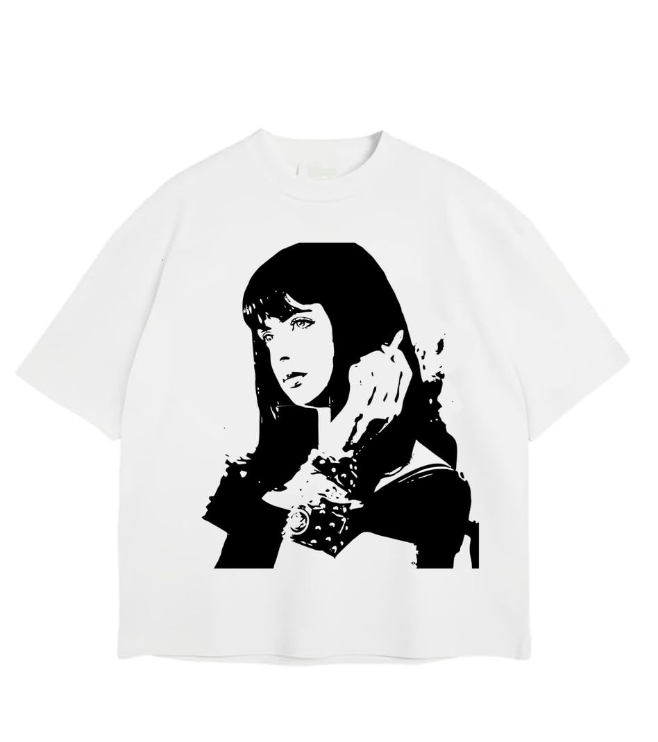 Off-White Jane Oversized T Shirt for Men and Women Premium Heavy Gauge Cotton Drop Shoulder Baggy Streetwear T-Shirt K25