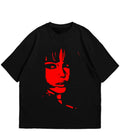 Y2K Girl Leonn Off-White Oversized T-Shirt, Premium Heavy Gauge Cotton, Drop Shoulder Baggy Streetwear Style for Men and Women