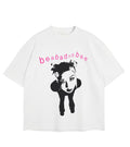 Y2k Off-White Oversized T Shirt for Men and Women Premium Heavy Gauge Cotton Drop Shoulder Baggy Streetwear T-Shirt