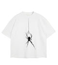 Y2k 4 Off-White Oversized T Shirt for Men and Women Premium Heavy Gauge Cotton Drop Shoulder Baggy Streetwear T-Shirt