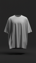 Oversized T-shirt in Urban Silver