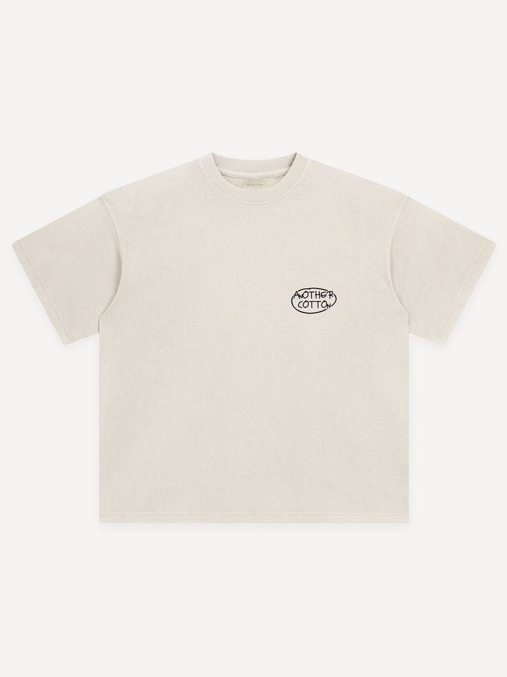 COFFEE CLUB Off-White Oversized T Shirt