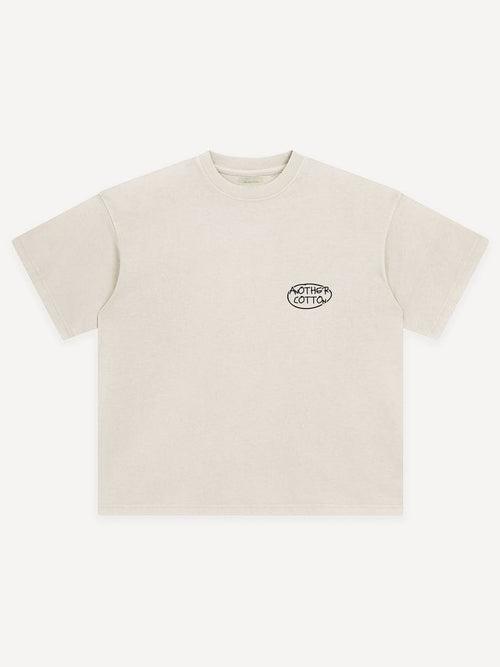 COFFEE CLUB Off-White Oversized T Shirt