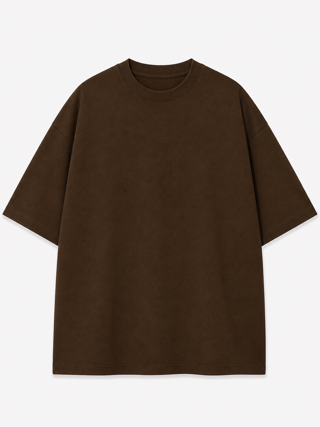 Expresso Brown Oversized T-Shirt