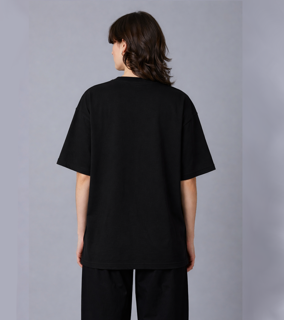 Game of Thrones Black Oversized T Shirt for Men and Women