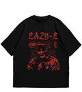 Y2k x2 Black Oversized T Shirt for Men and Women Premium Heavy Gauge Cotton Drop Shoulder Baggy Streetwear T-Shirt