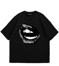 Y2k Black Oversized T Shirt for Men and Women Premium Heavy Gauge Cotton Drop Shoulder Baggy Streetwear T-Shirt M6