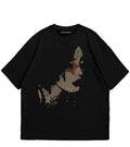 Y2k Black Oversized T Shirt for Men and Women Premium Heavy Gauge Cotton Drop Shoulder Baggy Streetwear T-Shirt G2