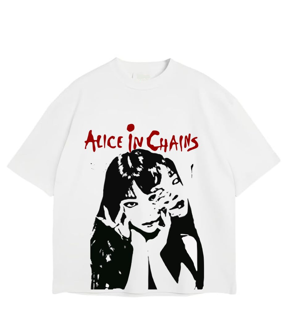 Y2k 3 Off-White Oversized T Shirt for Men and Women Premium Heavy Gauge Cotton Drop Shoulder Baggy Streetwear T-Shirt