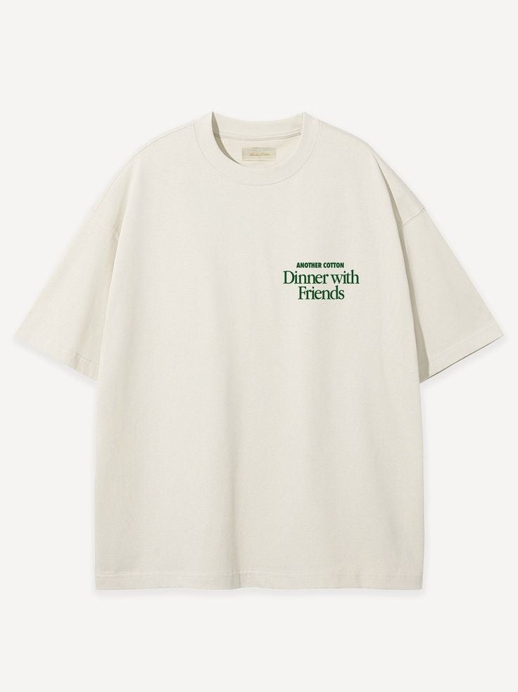 Dinner with Friends Off-White Oversized T Shirt