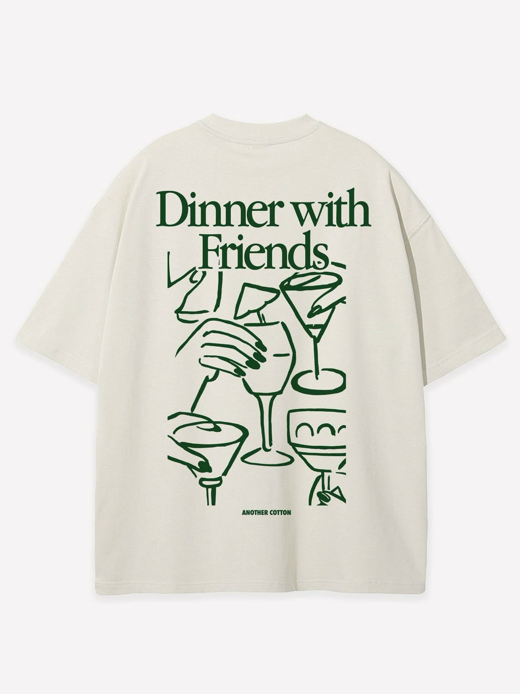 Dinner with Friends Off-White Oversized T Shirt