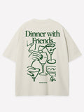 Dinner with Friends Off-White Oversized T Shirt