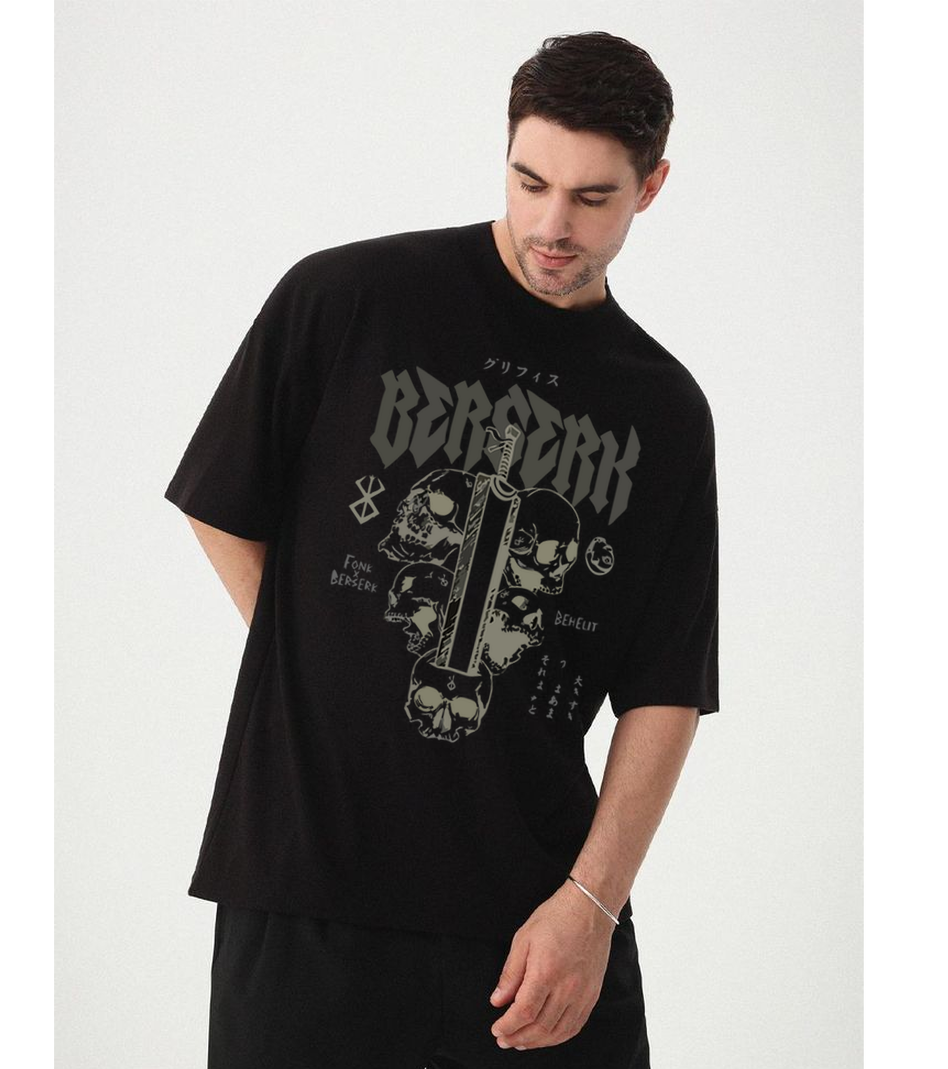 Berserk Black T Shirt for Men and Women Premium