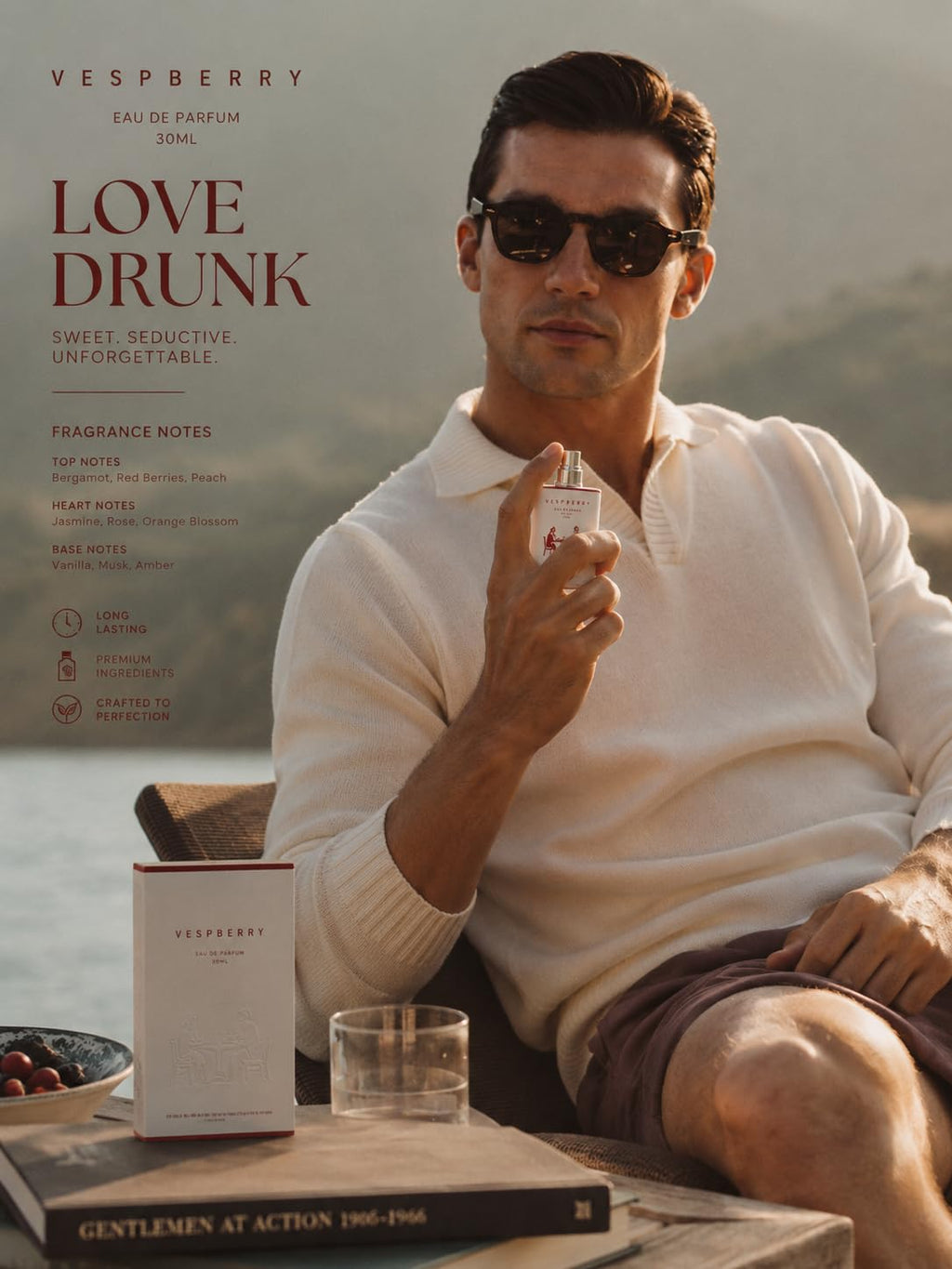 Love Drunk Unisex Perfume for Men & Women|30ml Long-Lasting Parfum Fragrances - A Notch above EDP, EDT & EDC|Perfume For Man & Perfume for Woman |Cinnamon, oud & Bergamot Notes|